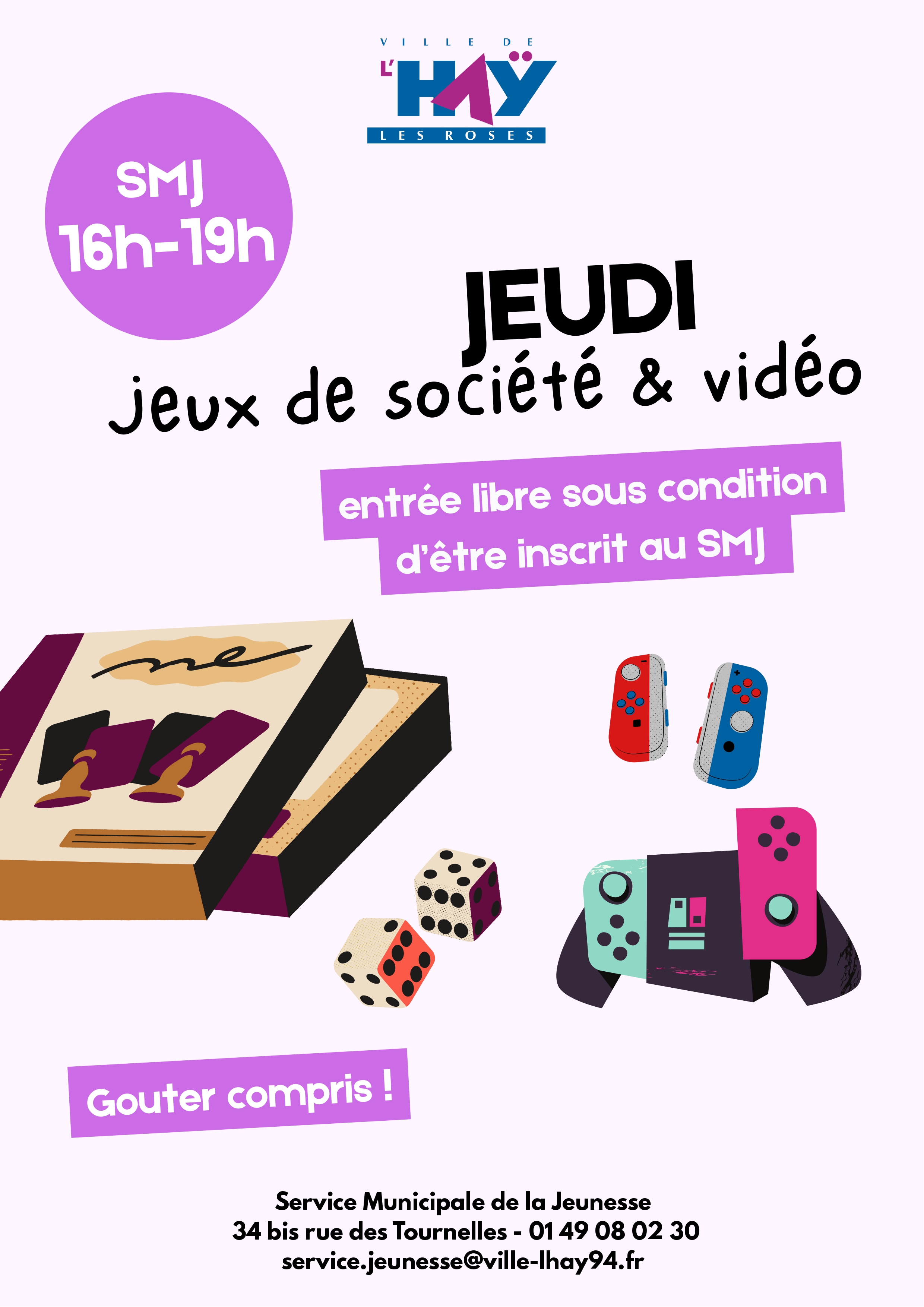 Affiche atelier jeux de société vidéo TANYA page 0001
