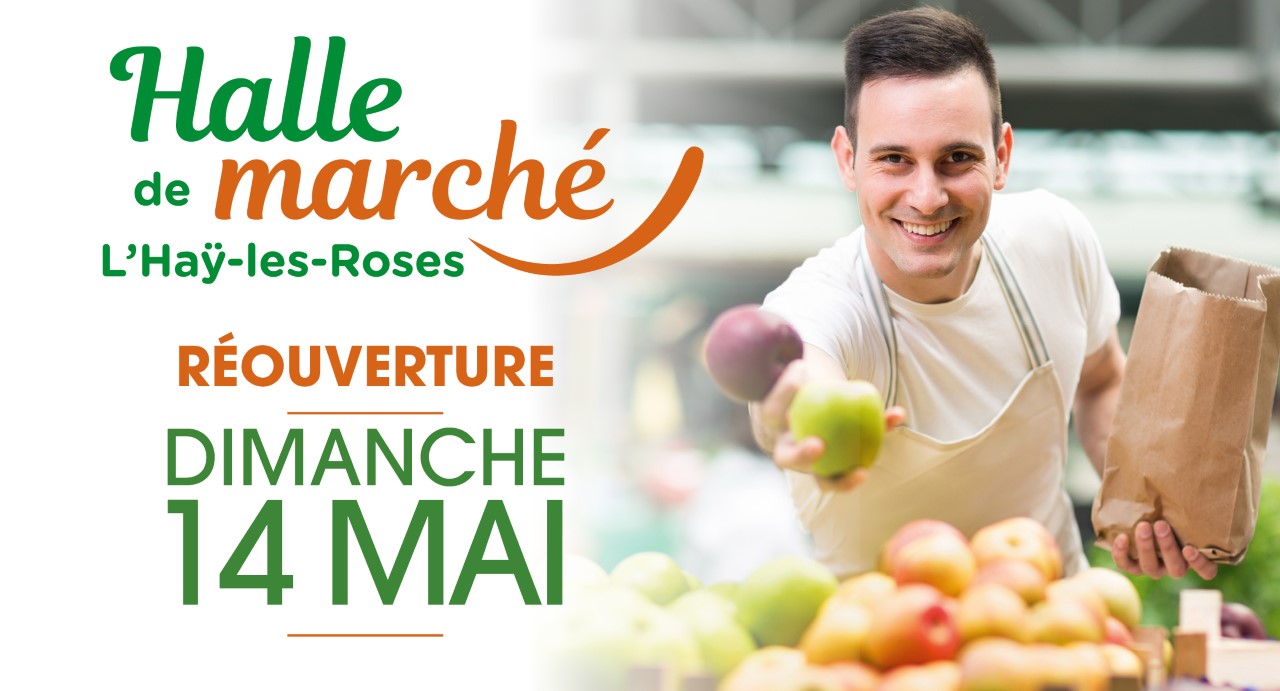 Réouverture de la Halle de Marché le dimanche 14 mai